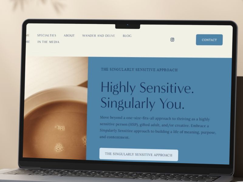 The Singularly Sensitive Website Singularly Sensitive - Website by Lori L. Cangilla, PhD