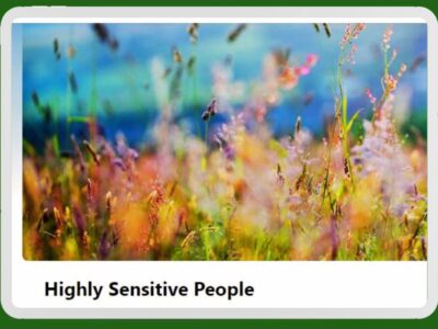 Highly Sensitive People Facebook Group