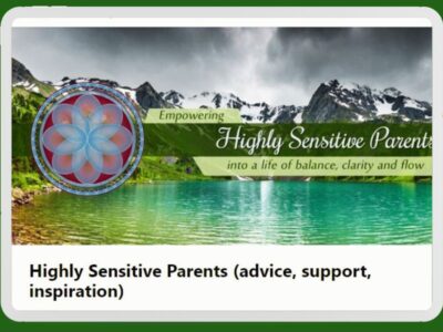 Highly Sensitive Parents Facebook Group