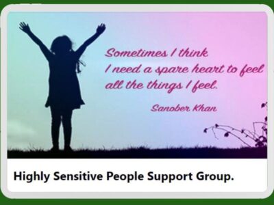 Highly Sensitive People Support Group on Facebook