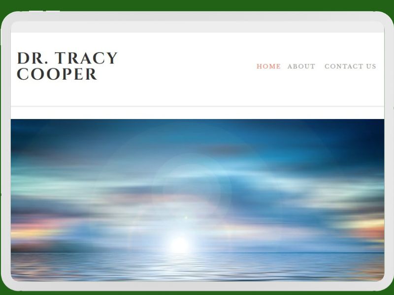 Dr. Tracy Cooper's Website & Blog