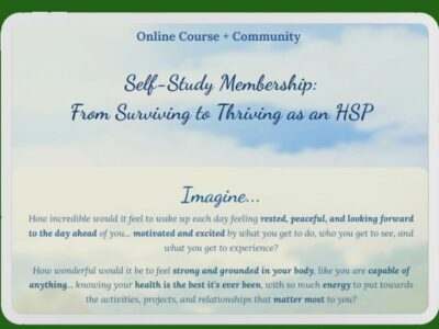 From Surviving to Thriving HSP Online Course