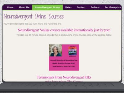 Neurodivergent Online Course - a 10-Week Online Program by Patricia Young