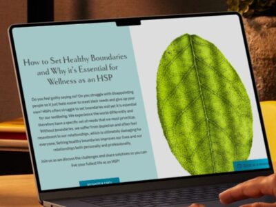 How to Set Healthy Boundaries & Why It's Essential for Wellness as an HSP - Free Masterclass with Julie Bjelland