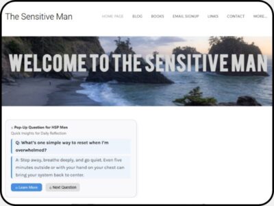TheSensitiveMan.Com - A Blog for Highly Sensitive Men by William Allen
