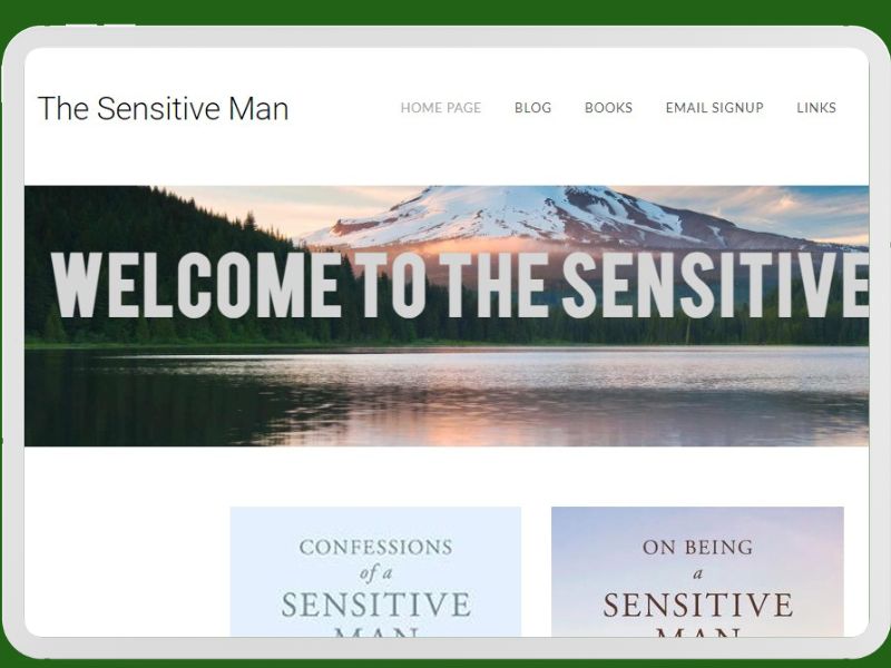 The Sensitive Man Website & Blog
