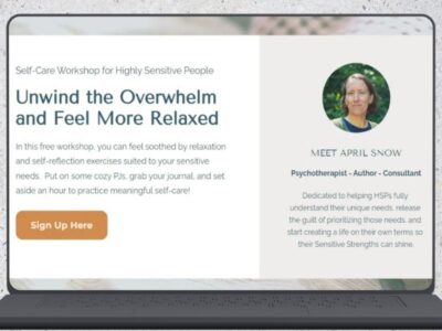 Unwind the Overwhelm - Free Self-Care Workshop with April Snow
