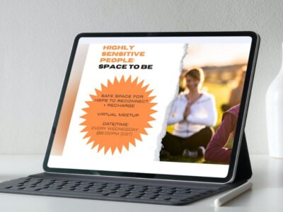Highly Sensitive People: Space to Be - Weekly Virtual Meetup for HSPs by Crystal Hall