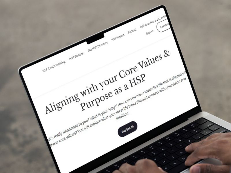 Aligning with Your Core Values & Purpose as a HSP - Online Course by Jules De Vitto