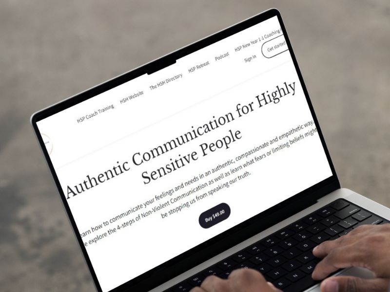 Authentic Communication for Highly Sensitive People - Online Course by Jules De Vitto