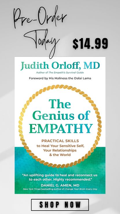 Judith Orloff's new Book for Sensitive Empaths