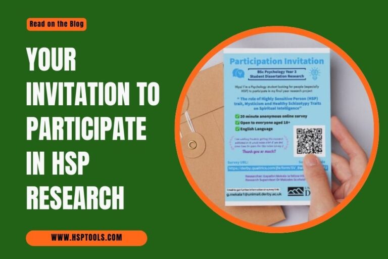 Featured Image for Invitation to Participate in HSP Research Post