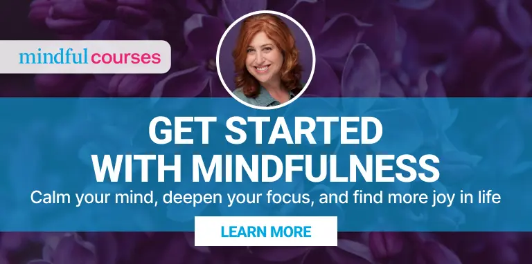 Promotional Image for the Get Started with Mindfulness Online Course by Mindful.Org.