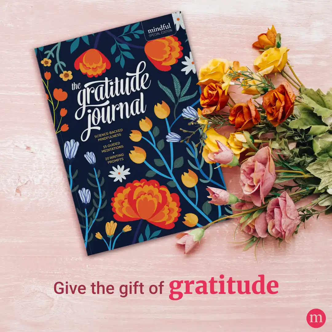 Discover the gift of gratitude with this journal from mindful.org.