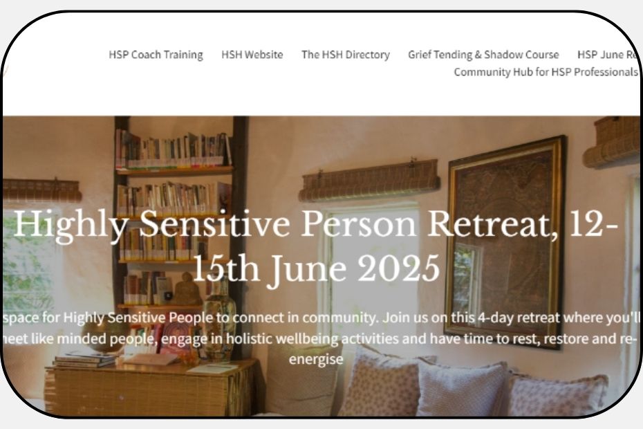 The Highly Sensitive Person Retreat by Jules De Vitto