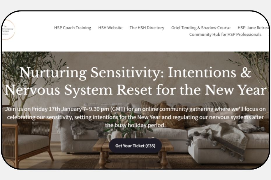 Nurturing Sensitivity on Setting Intentions and Nervous System Reset