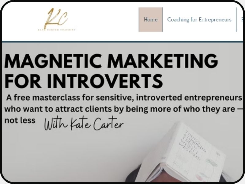 Magnetic Marketing for Introverts - Free Masterclass with Kate Carter