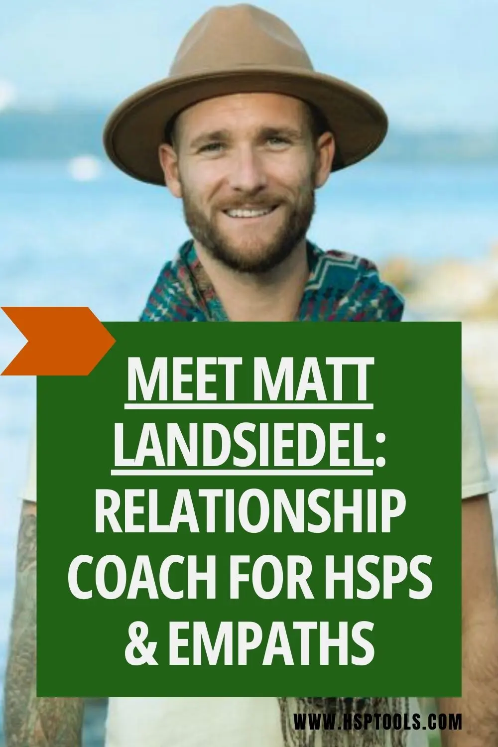 Blog Graphic about Matt Landsiedel, Relationship coach for HSPs and Empaths