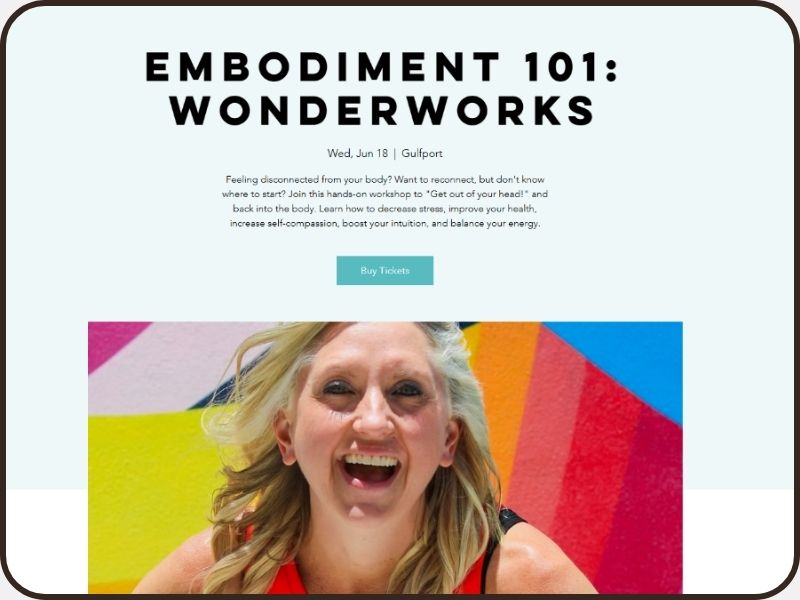 Embodiment 101 Workshop with Dr. Katie T. Larson