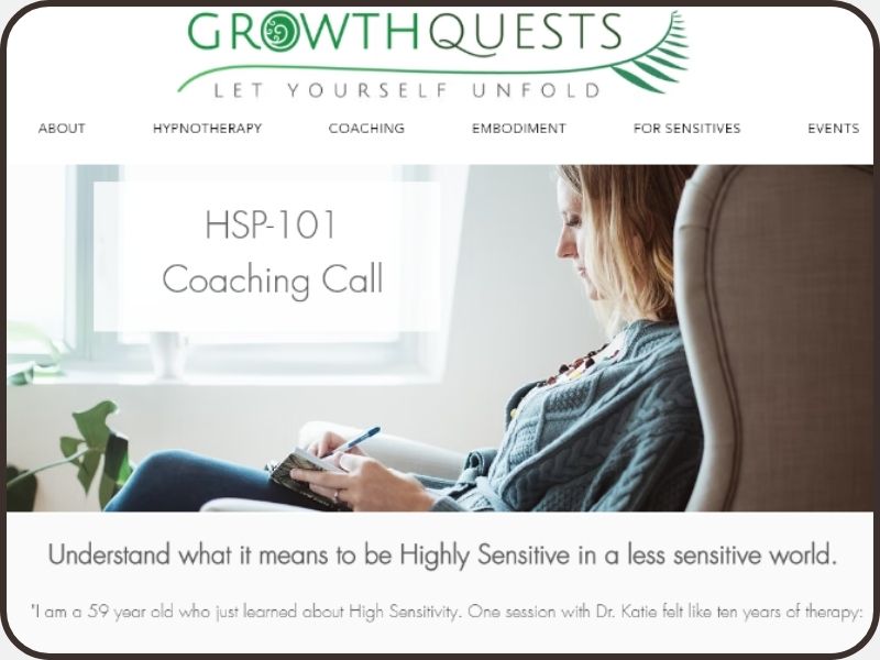 HSP 101 Coaching Call with Dr. Katie T. Larson