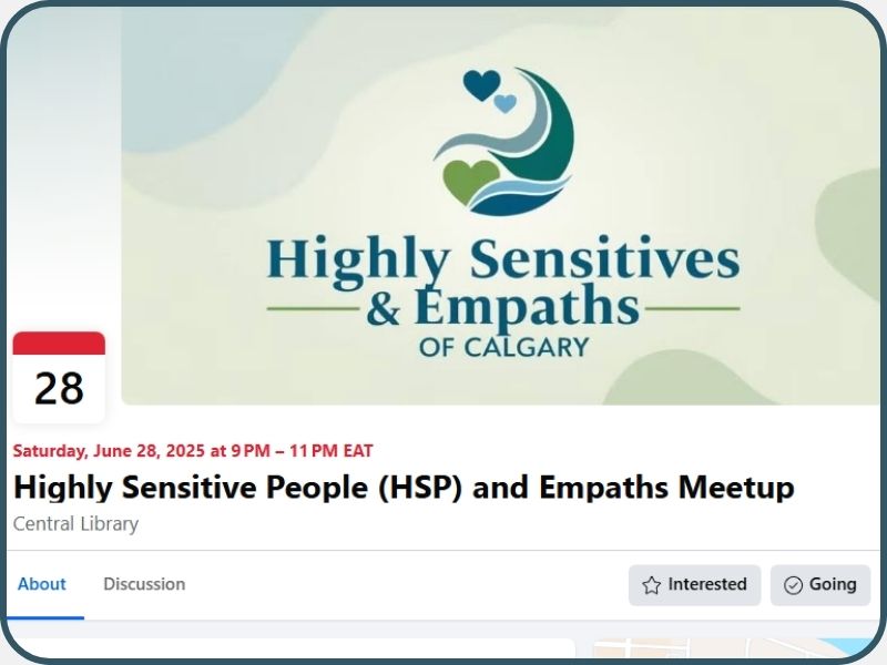 Learn about the Highly Sensitives and Empaths of Calgary Meetup