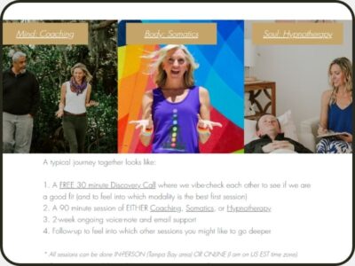 WTaF Sessions: 90-Minute Coaching, Somatics or Hypnotherapy with Dr. Katie T. Larson