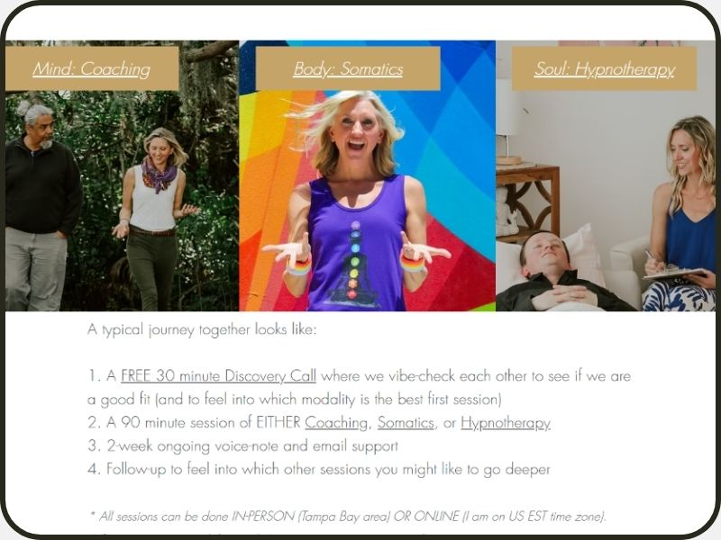 Learn about the WTaF Sessions with Dr. Katie Larson - Hypnotherapist & Growth Coach for HSPs