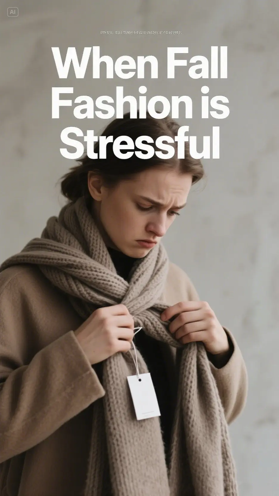 Fall Fashion can be stressful for HSPs. Here's Why
